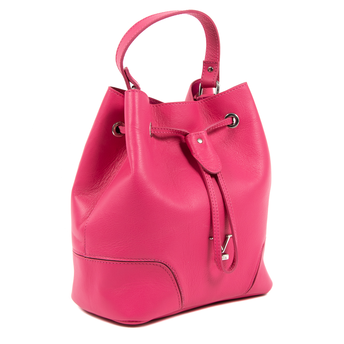V 1969 Italia Bolso de mano para mujer Fuxia HILTON