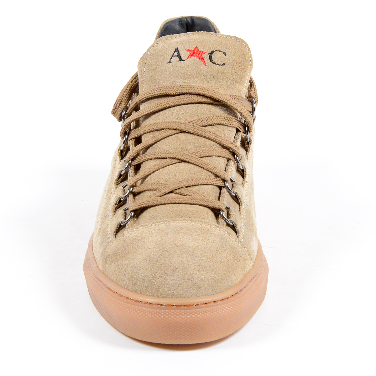 Andrew Charles Mens Sneaker Beige PRINCE
