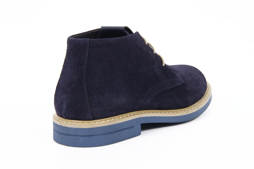 Botines para hombre V 1969 Italia 5156 CAMOSCIO NAVY