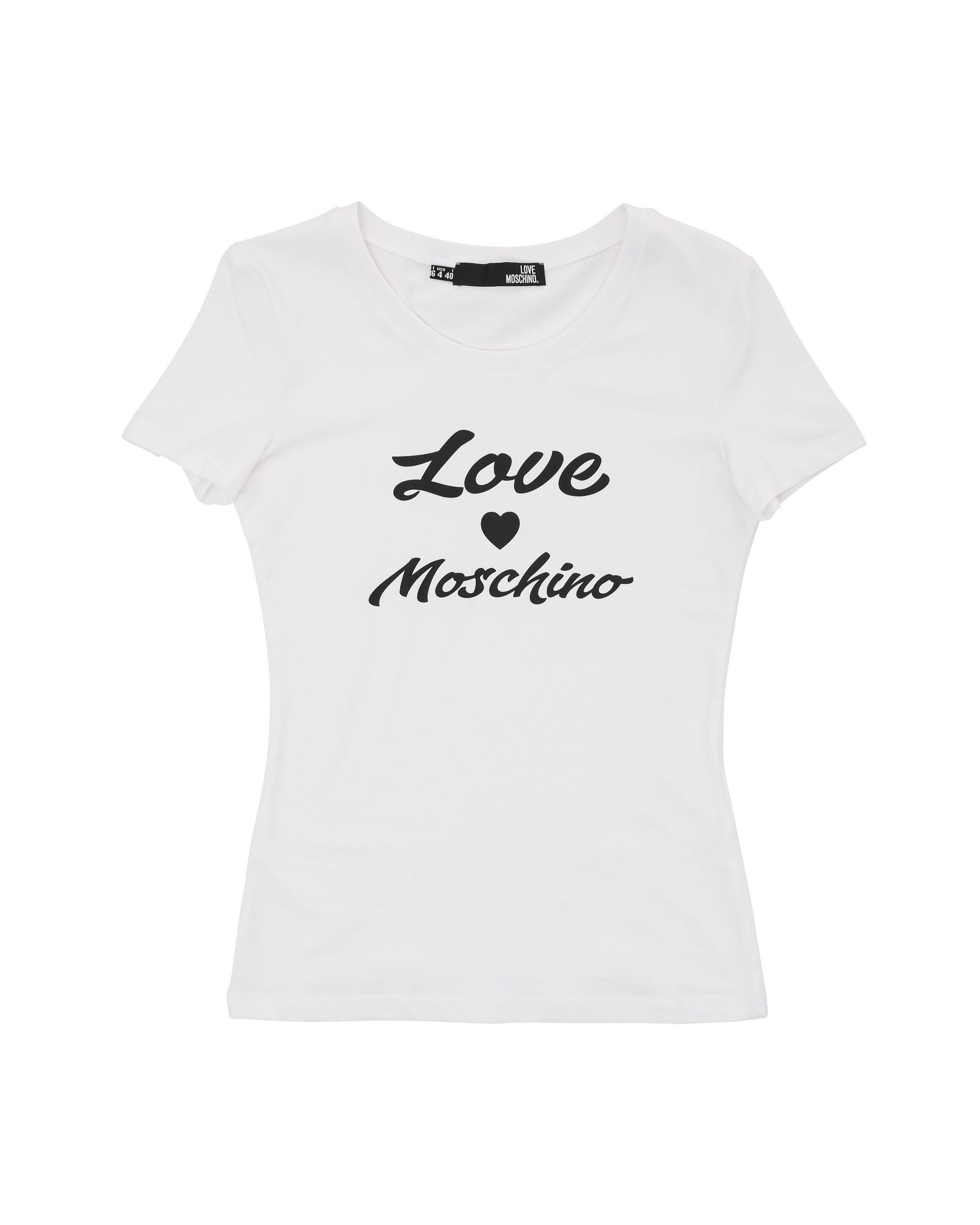 Camiseta Love Moschino para mujer W 4 H19 28 E 1951 A00 BLANCO ÓPTICO