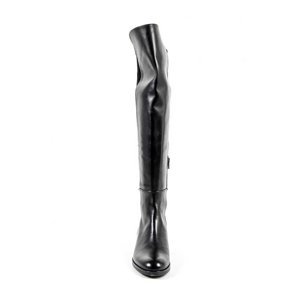 Bota alta mujer V 1969 Italia B2421 SENZA F VITELLO NERO