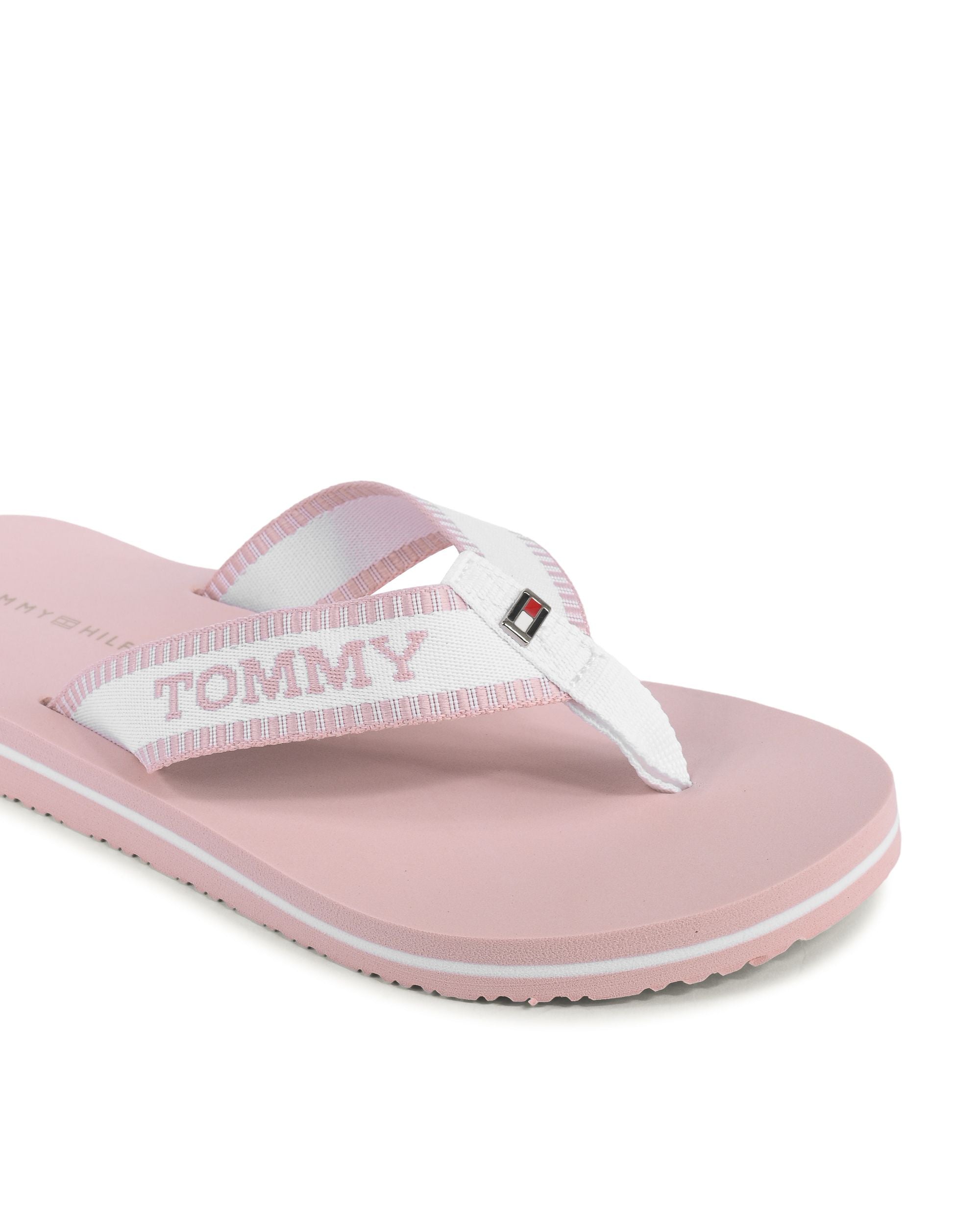 Chanclas Tommy Hilfiger para mujer blancas FW0FW078590LA