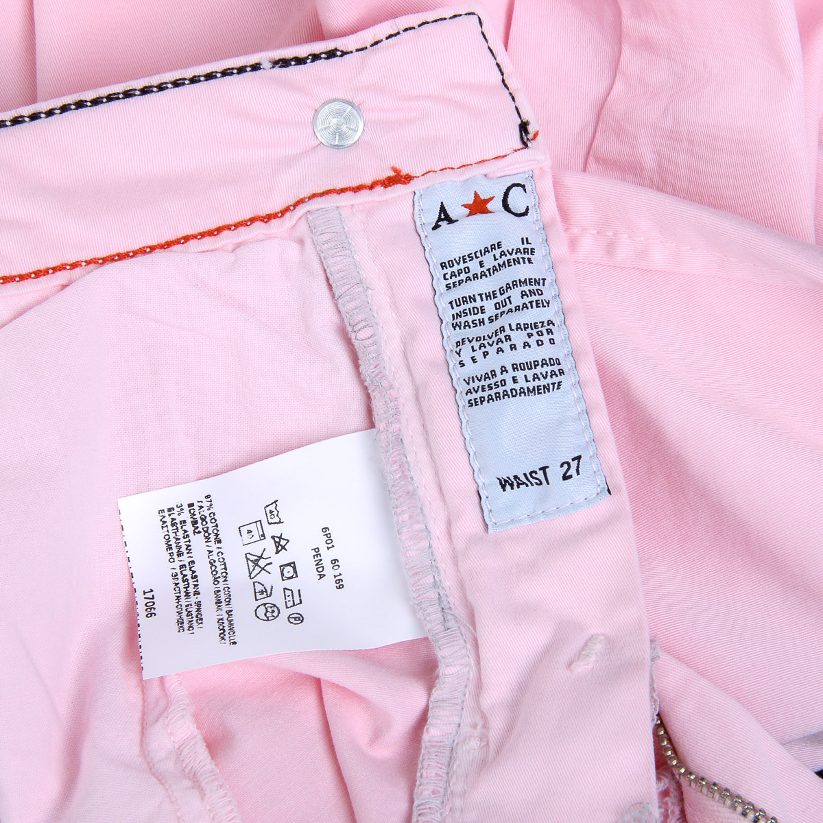 Pantalones de mujer Andrew Charles Rosa PENDA