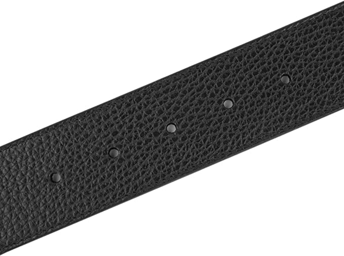 Cinturón reversible de cuero para hombre Gucci, negro y marrón oscuro