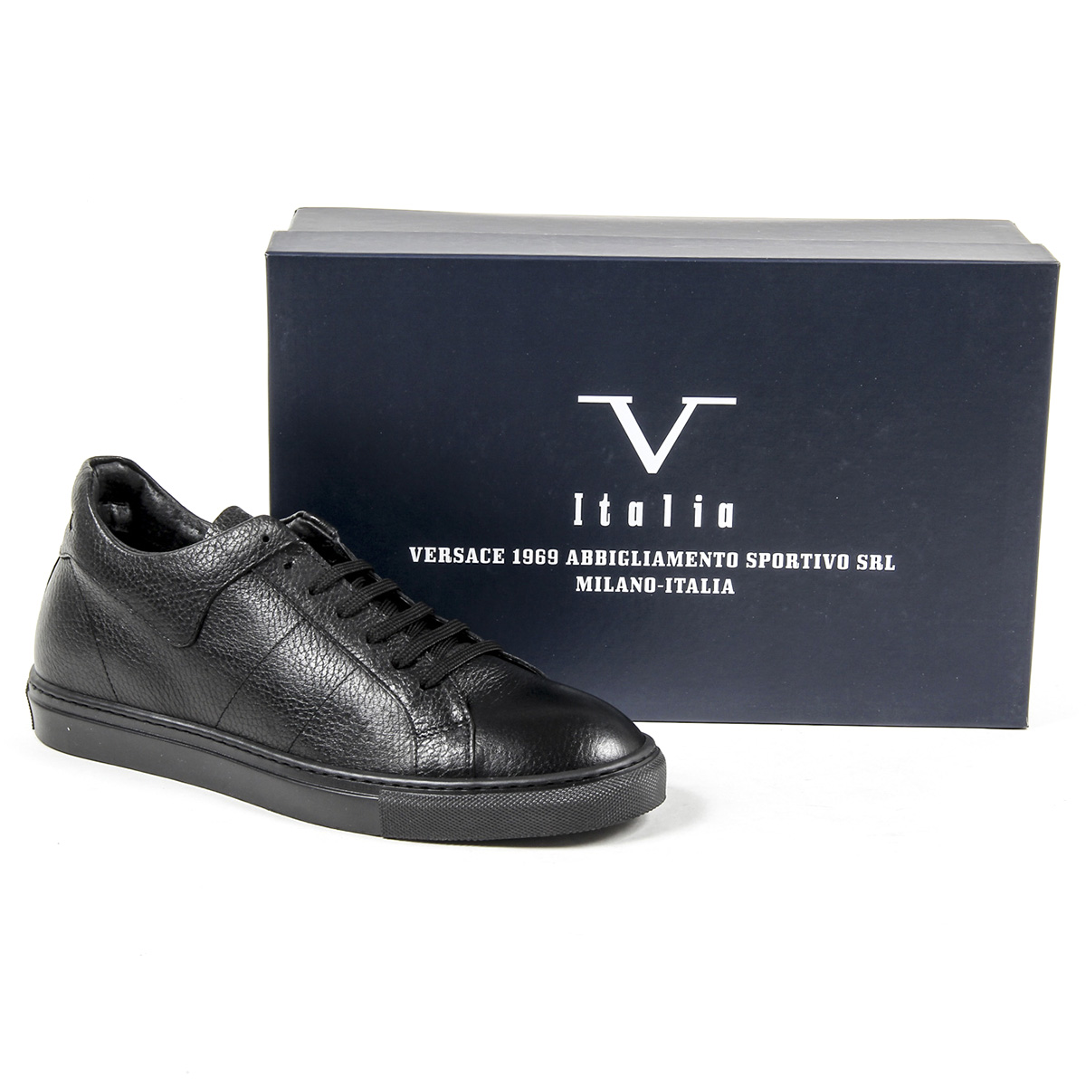 V 1969 Italia Mens Sneaker V5421N ALCE BOTTOLATO NERO