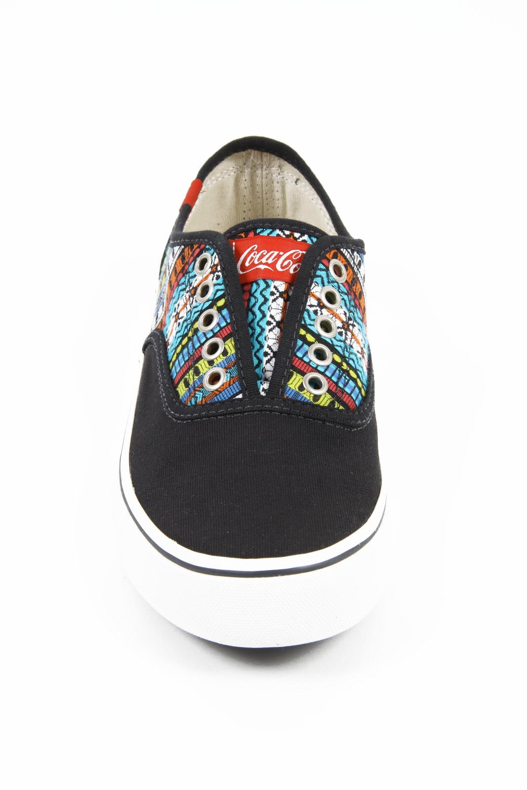 Zapatillas de mujer Coca Cola CCA0713 KICK ETNIC NEGRO