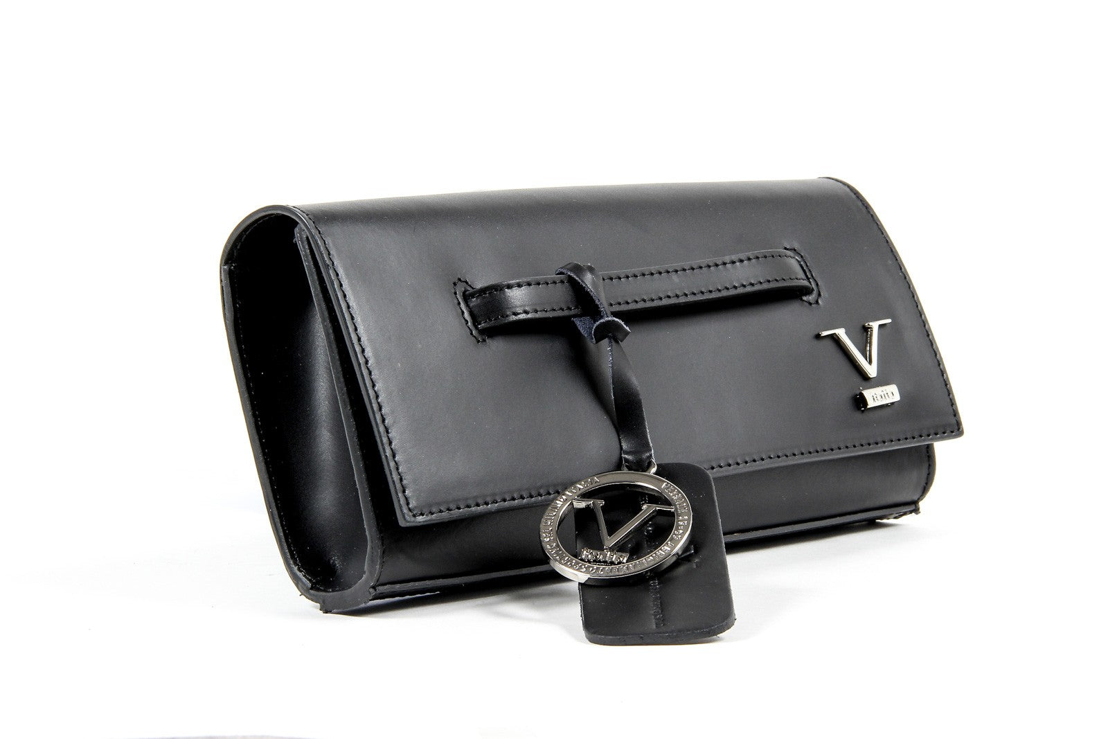 Bolso de mano para mujer V 1969 Italia V015-S RUGA NERO