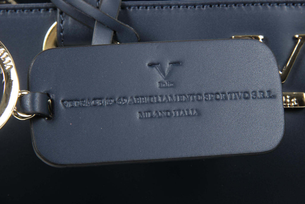 Bolso de mano para mujer V 1969 Italia V009 RUGA BLU