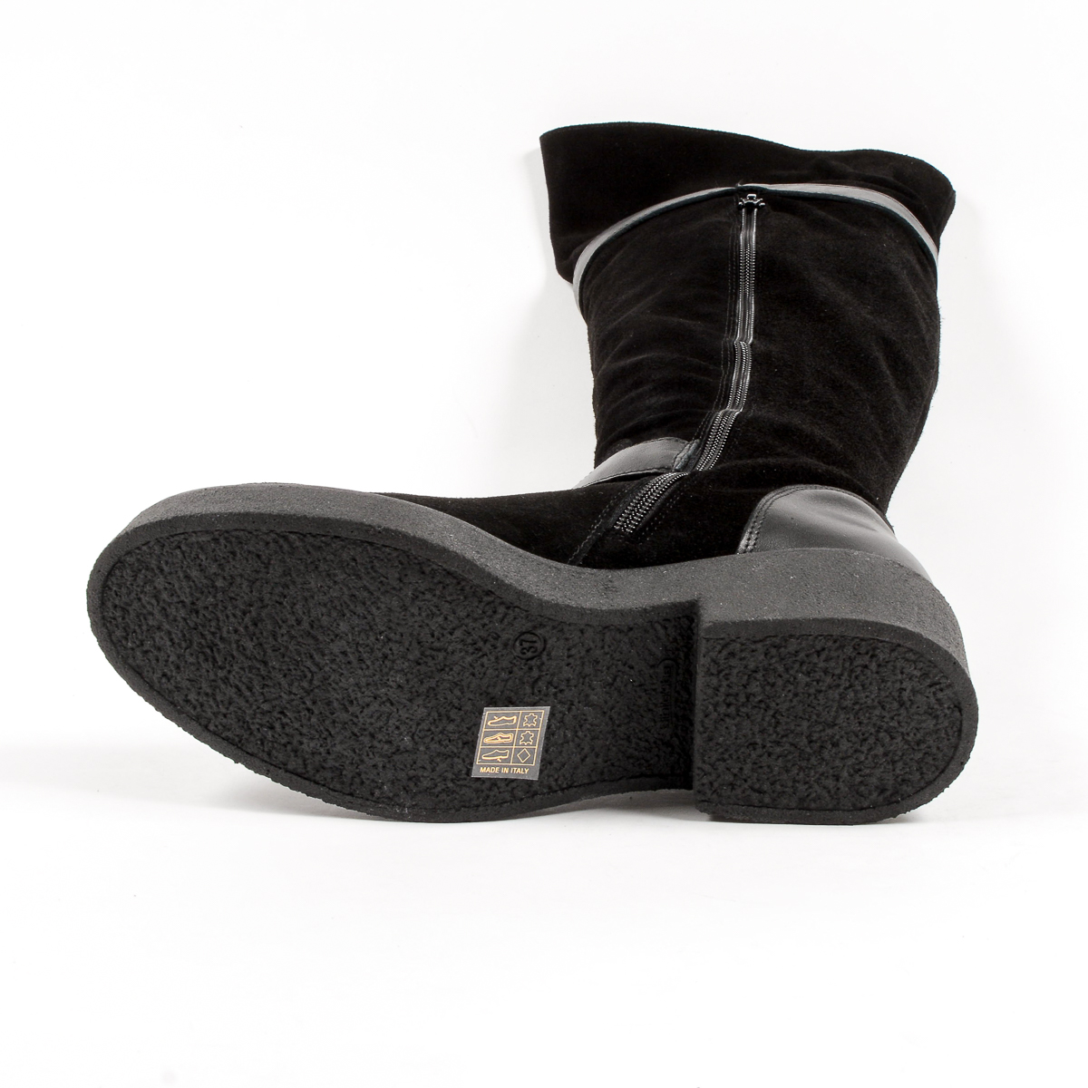 Andrew Charles Womens High Boot Black ALANIS
