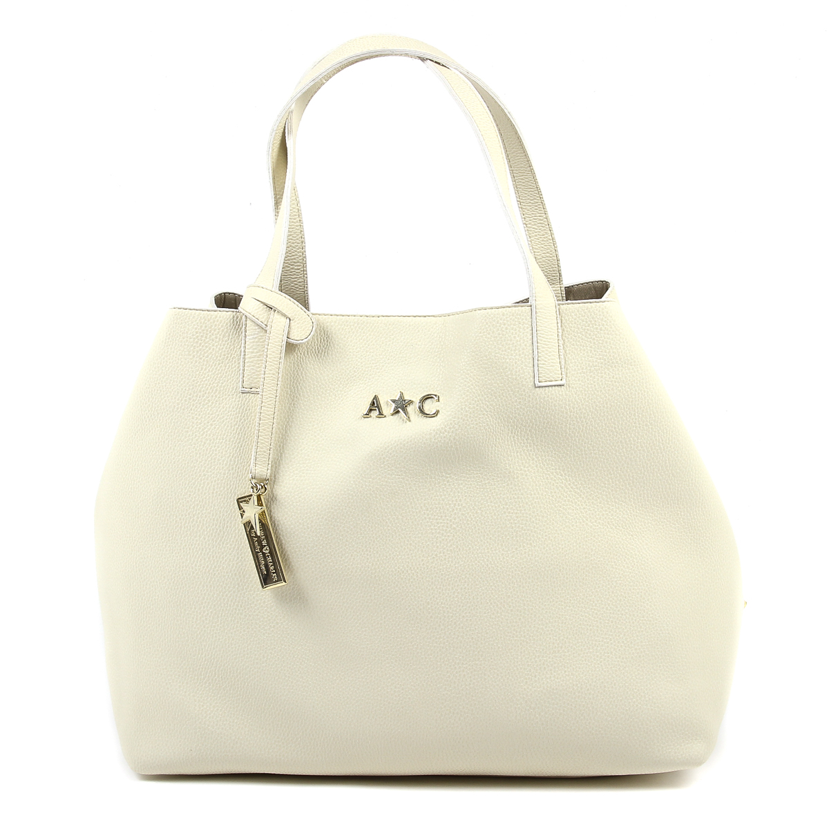 Bolso de mano para mujer Andrew Charles Beige RACHEL