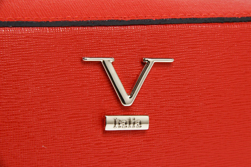 Bolso de mano para mujer V 1969 Italia V001 SAFFIANO ROJO