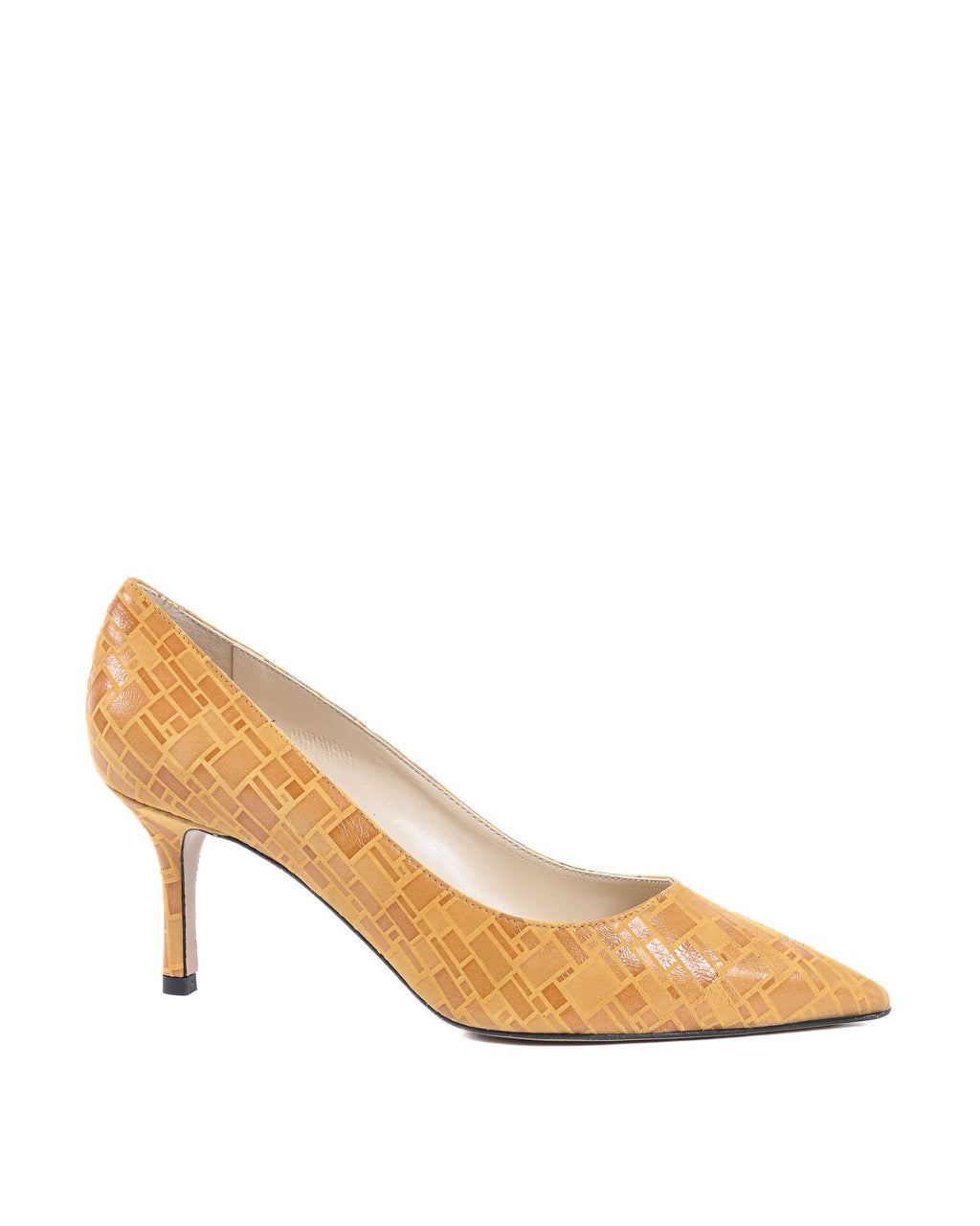19V69 Italia Zapatos de salón para mujer amarillos INES65 SELLO AMARILLO