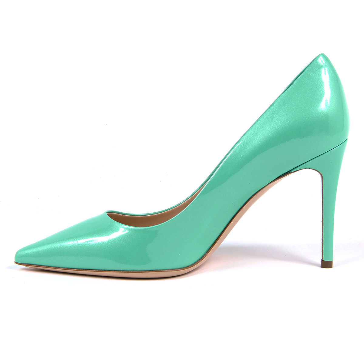 V 1969 Italia Womens Pump Green MINA