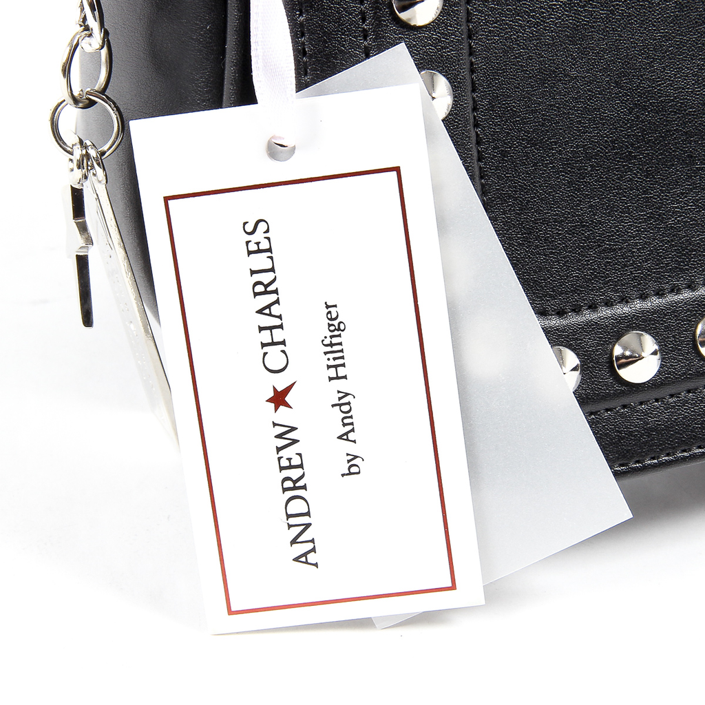 Bolso de mano Andrew Charles para mujer, color negro, SKYLA