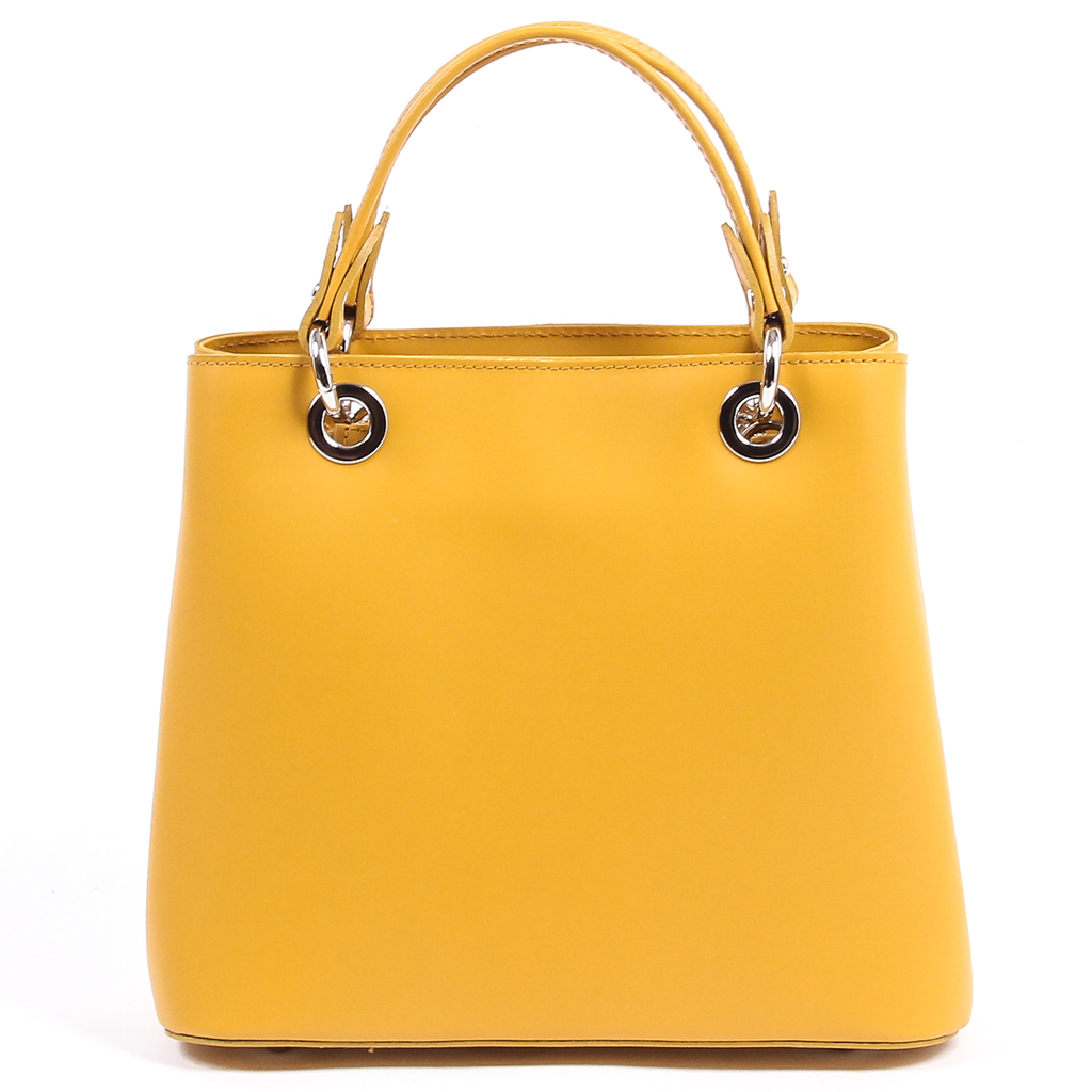 Bolso de mano para mujer V 1969 Italia V004-S RUGA SENAPE