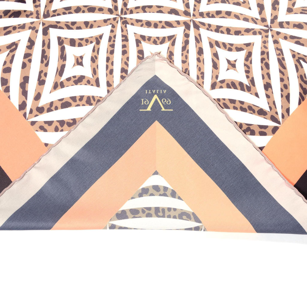 V 1969 Italia Womens Foulard Multicolor VIOLET