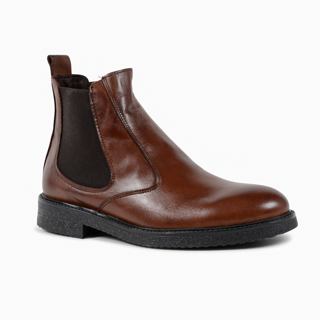19V69 Italia Botín Hombre Camel 043 G VITELLO CUOIO
