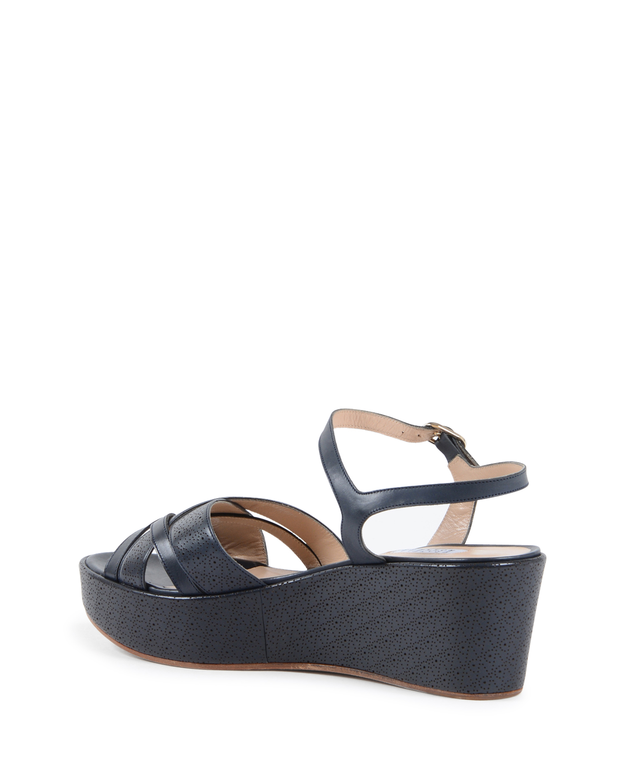 Fratelli Rossetti Sandalia de cuña para mujer Azul Marino 65813 MARAIS NAVY