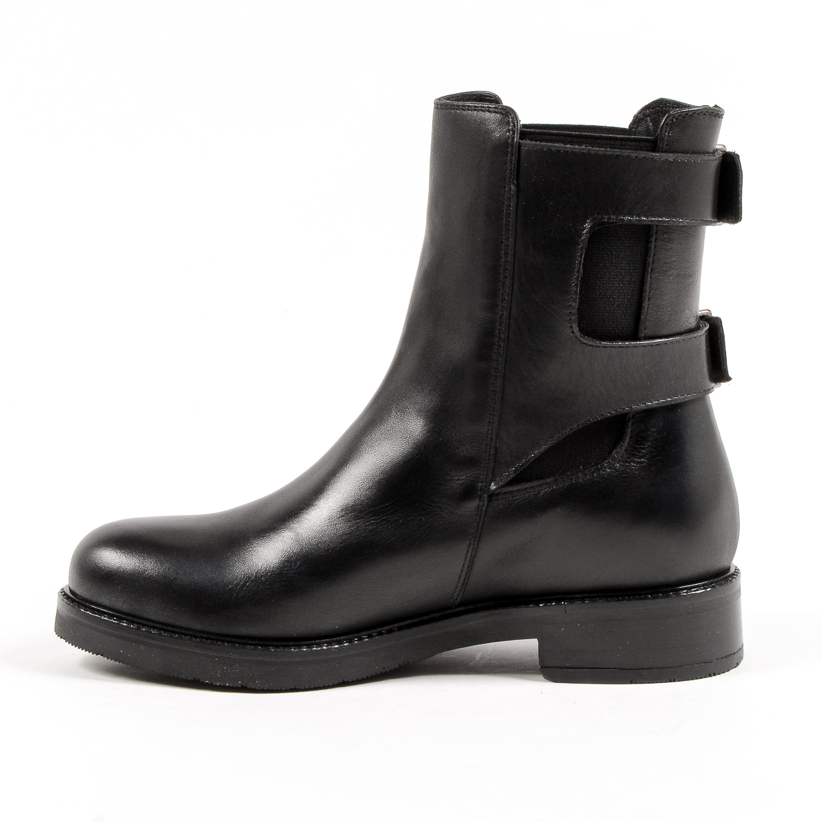 Andrew Charles Womens Short Boot Black LINDA