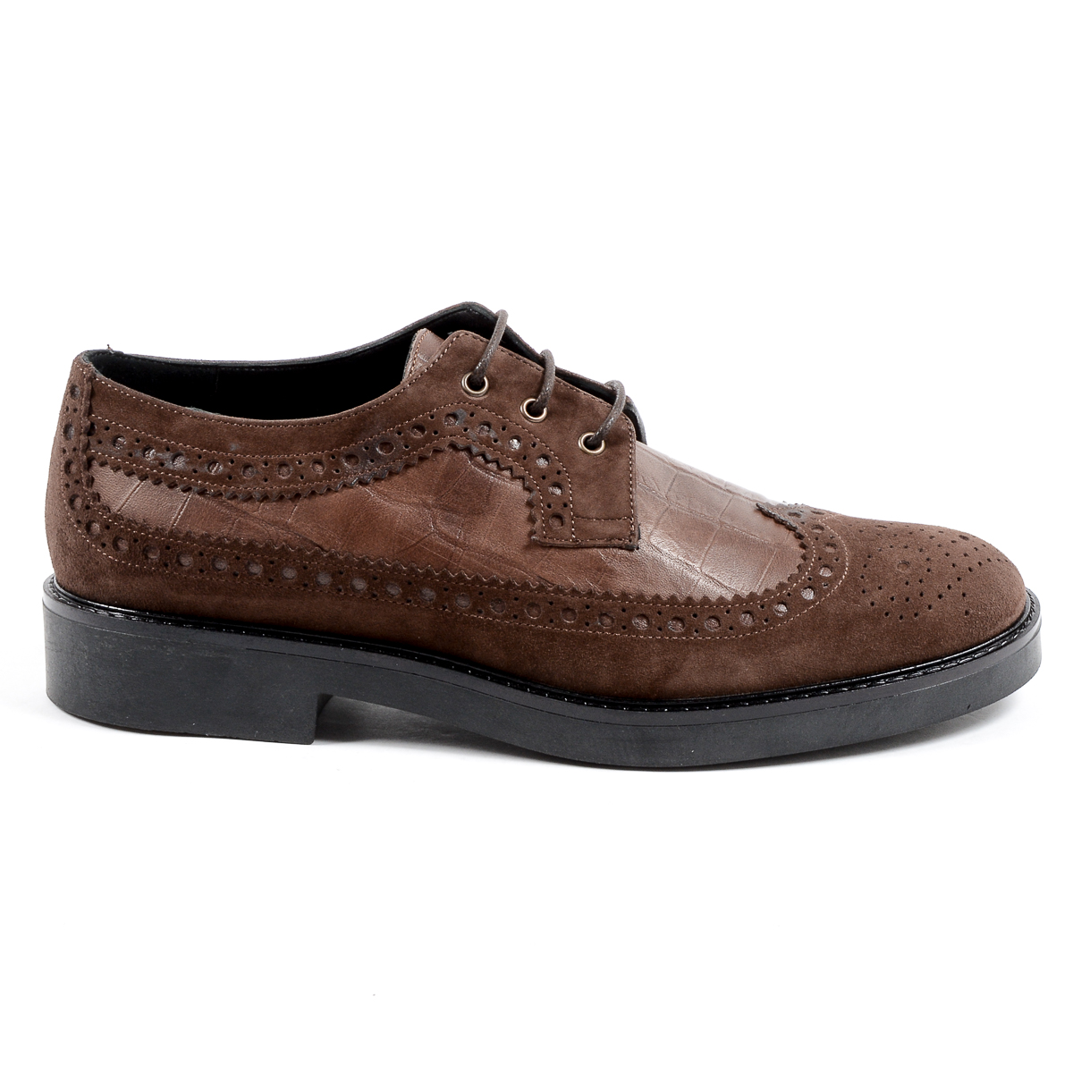 V 1969 Italia Zapato Brogue para Mujer Marrón TRENTO