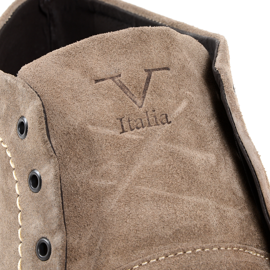 19V69 Italia Botín Hombre Beige Marrón 930 CAMOSCIO TORTORA T MORO