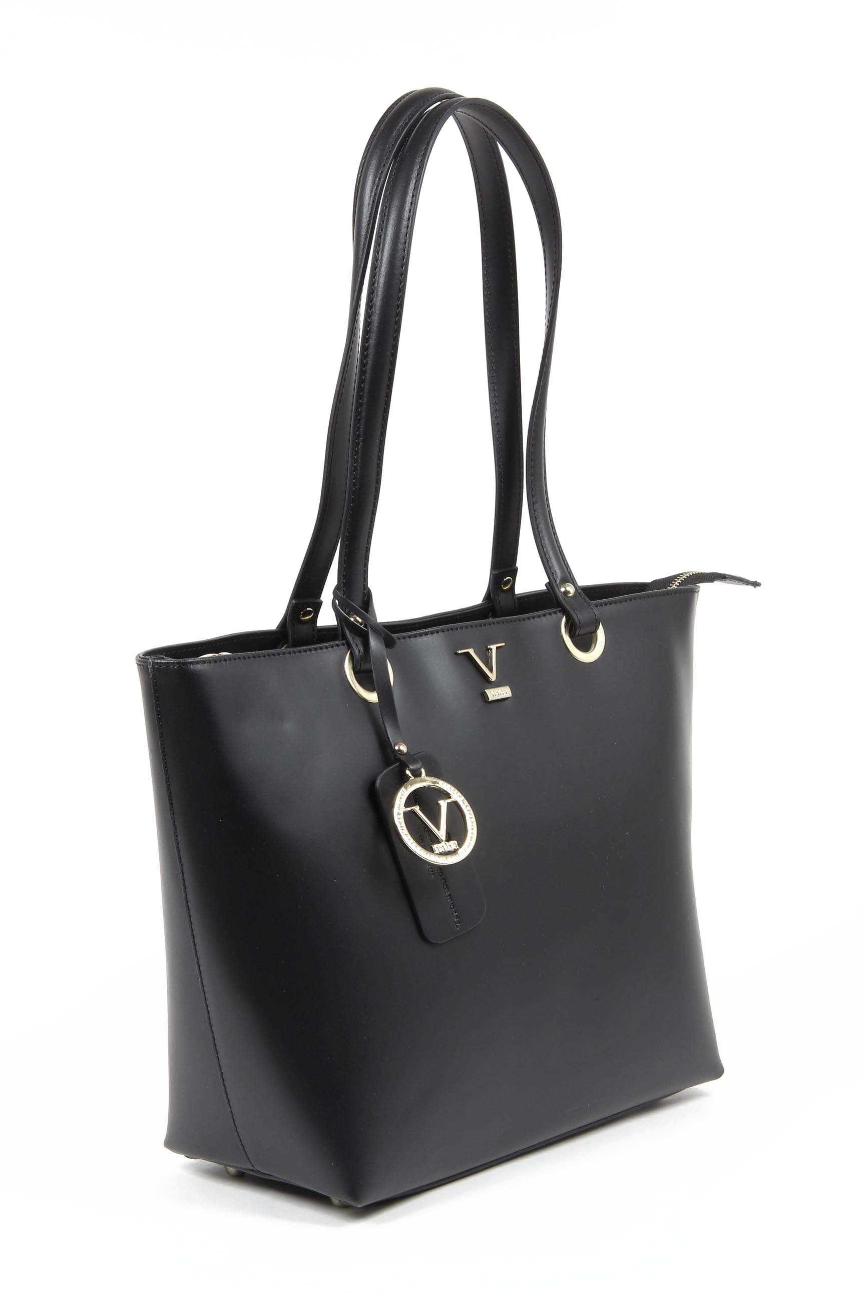 Bolso de mano para mujer V 1969 Italia V009 RUGA NERO