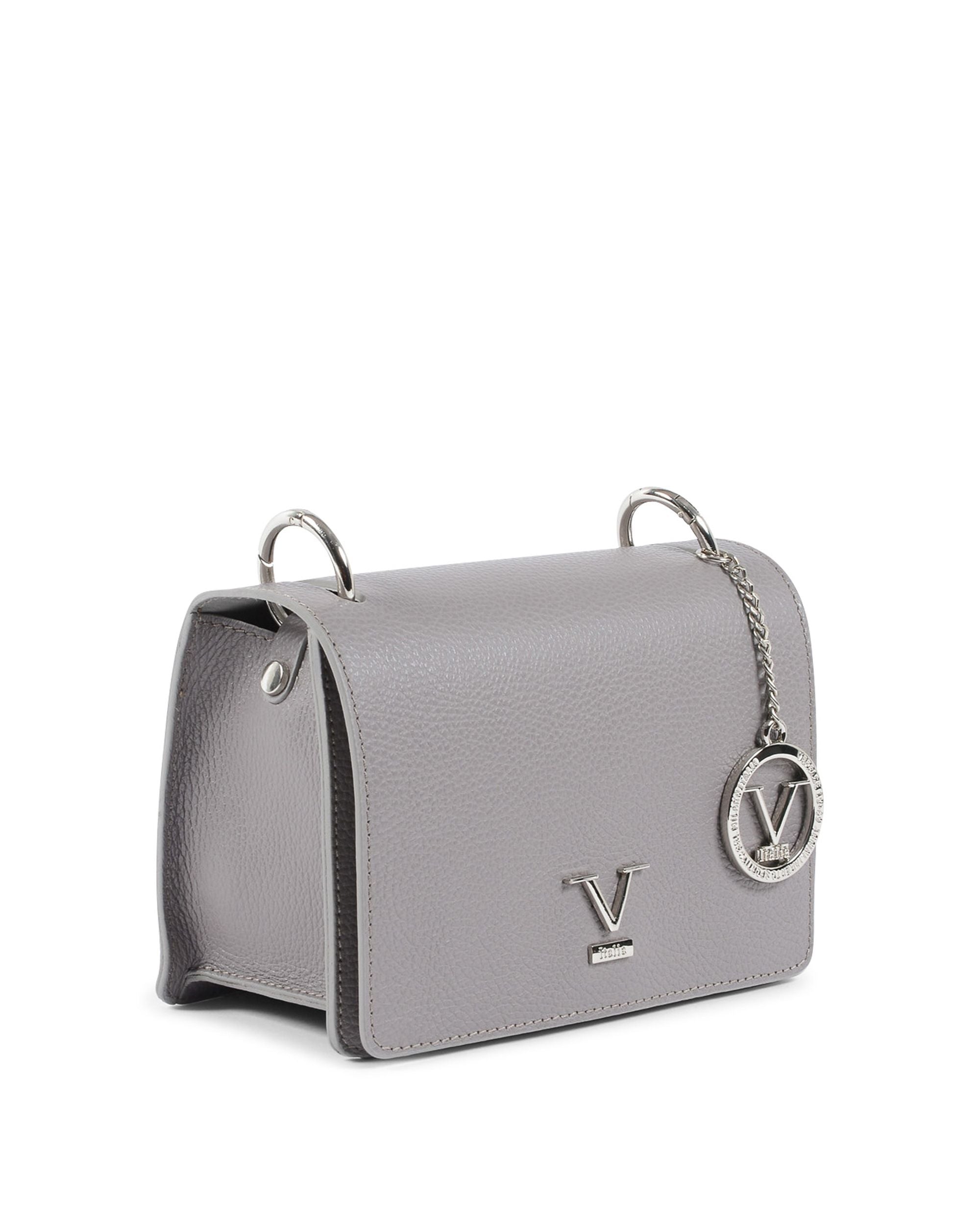 V Italia Womens Handbag Grey V1758 CERVO GRIGIO