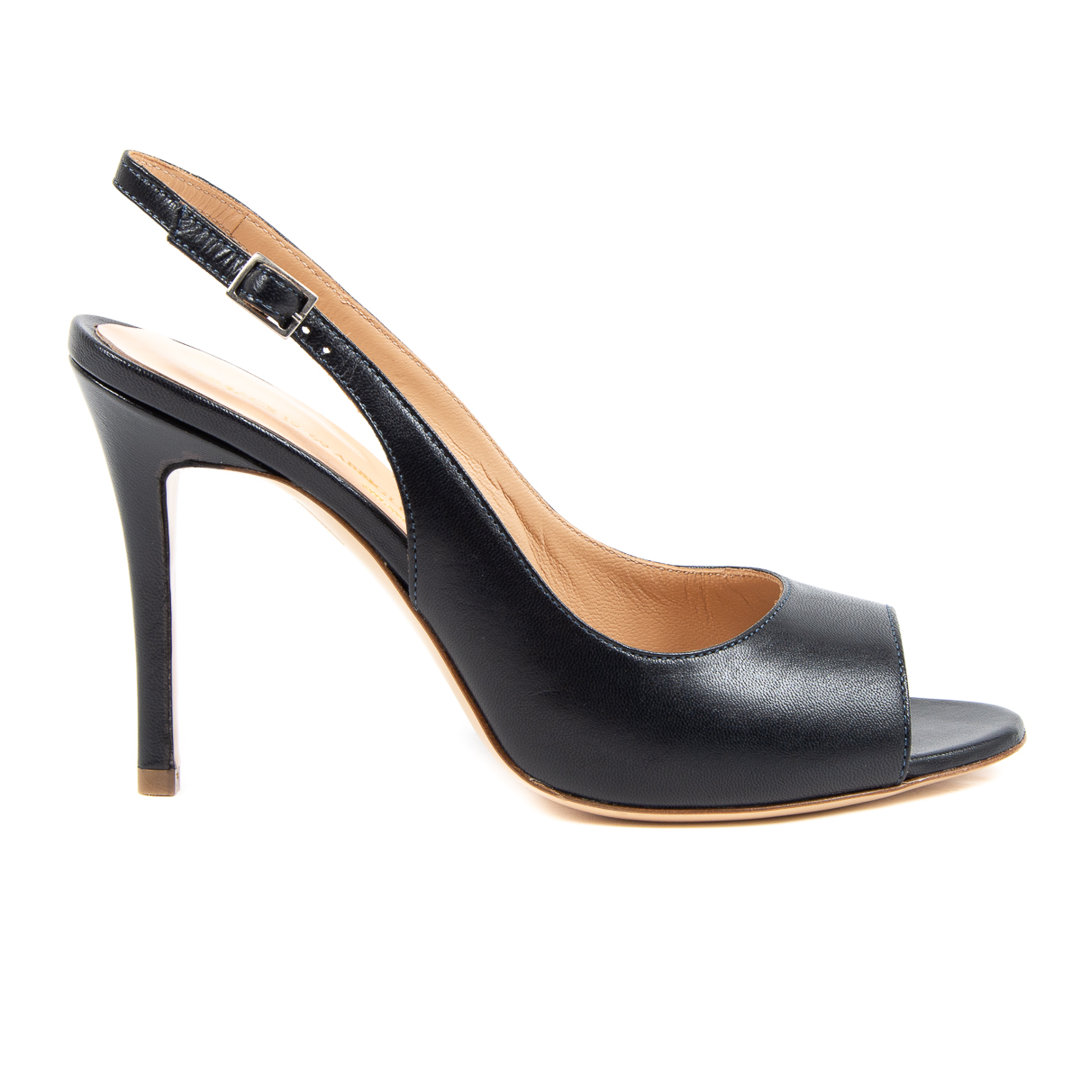 Sandalia V 1969 Italia para mujer azul oscuro LAW