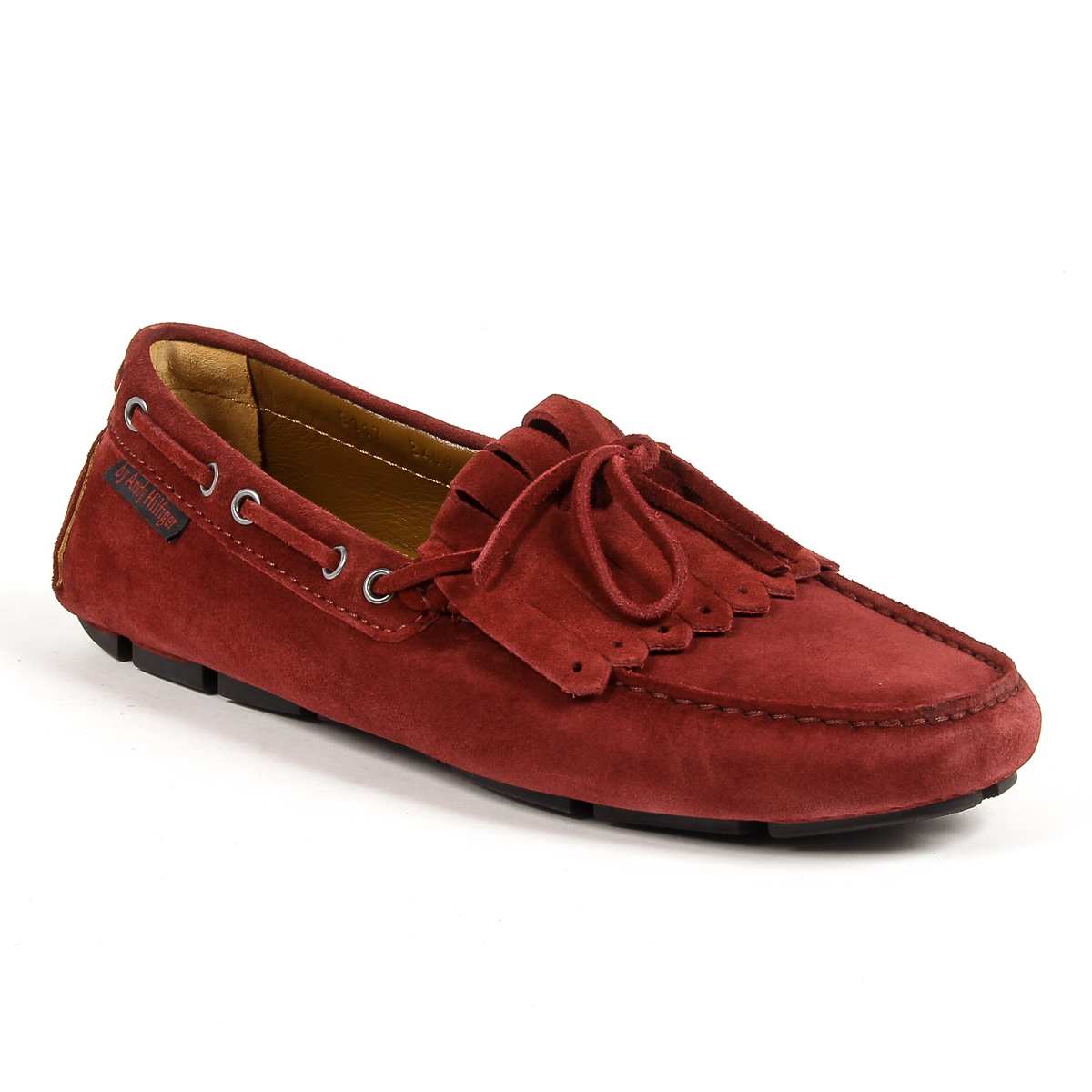 Mocasín Andrew Charles para hombre, color rojo JETT