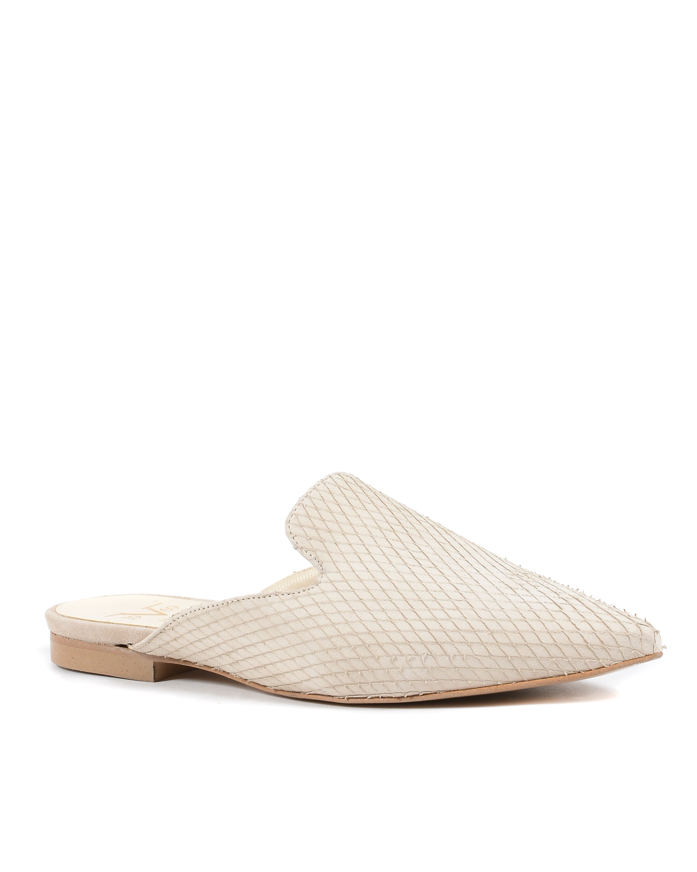 19V69 Italia Sandalias para mujer Beige 4747 SABOT PITONE STAMP BEIGE