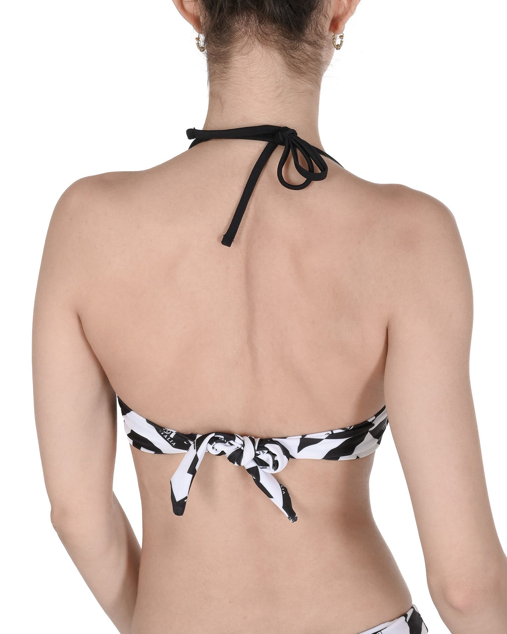 19V69 Italia Womens Swimwear Bottom VSC1WBT07 BLACK WHITE
