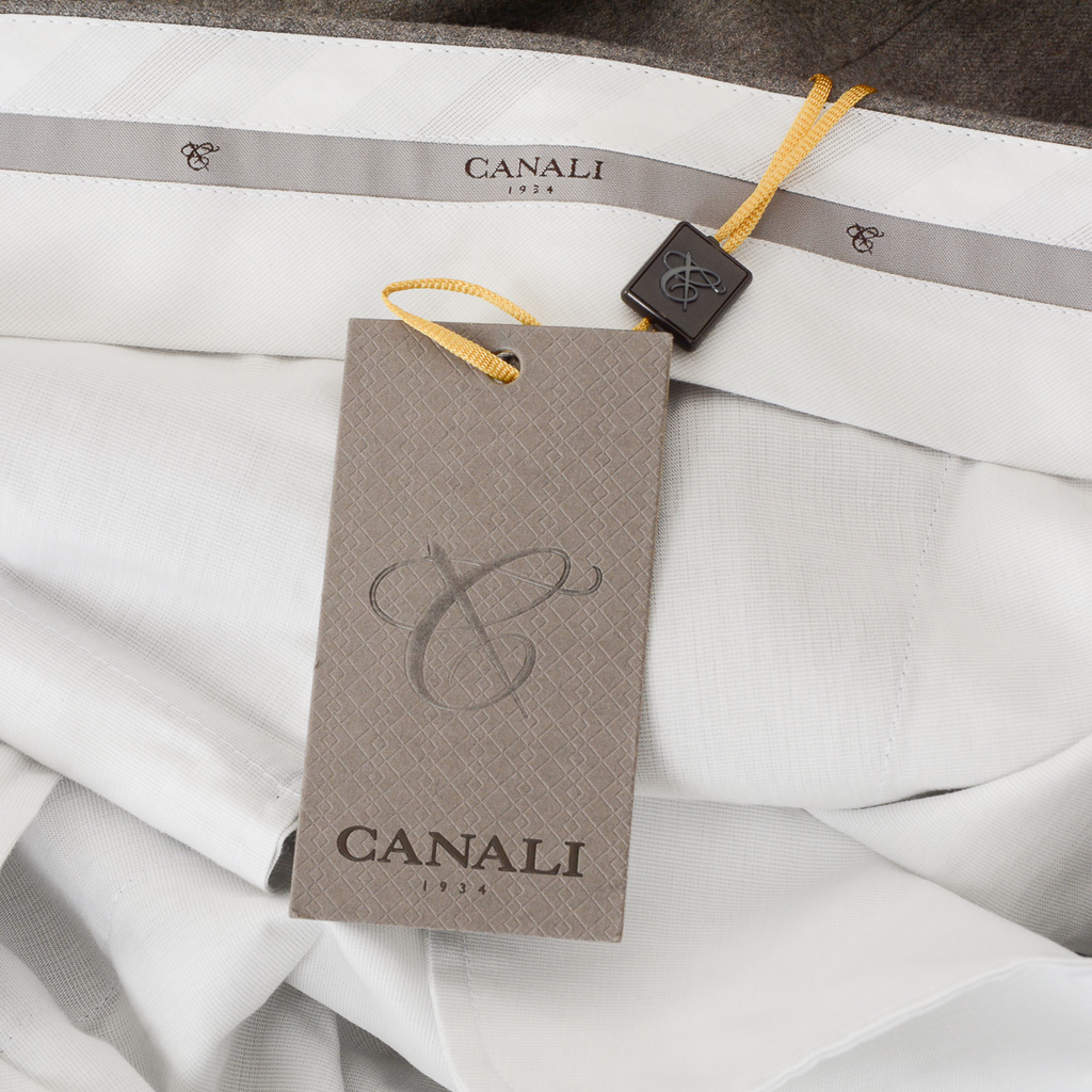 Canali Mens Pants Grey