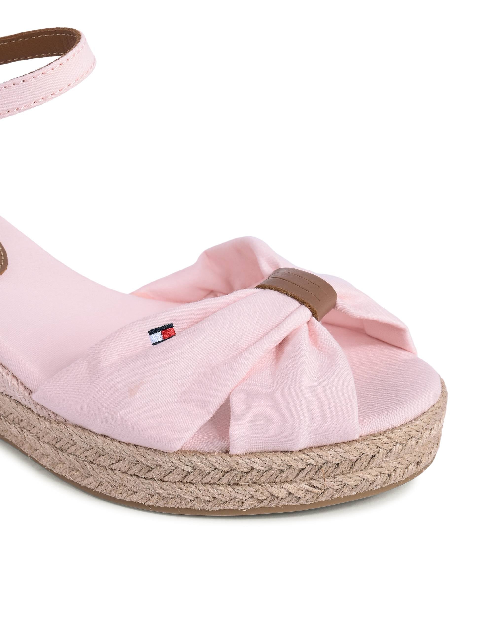 Tommy Hilfiger - Sandalias de cuña para mujer, color rosa, FW0FW04785TJQ