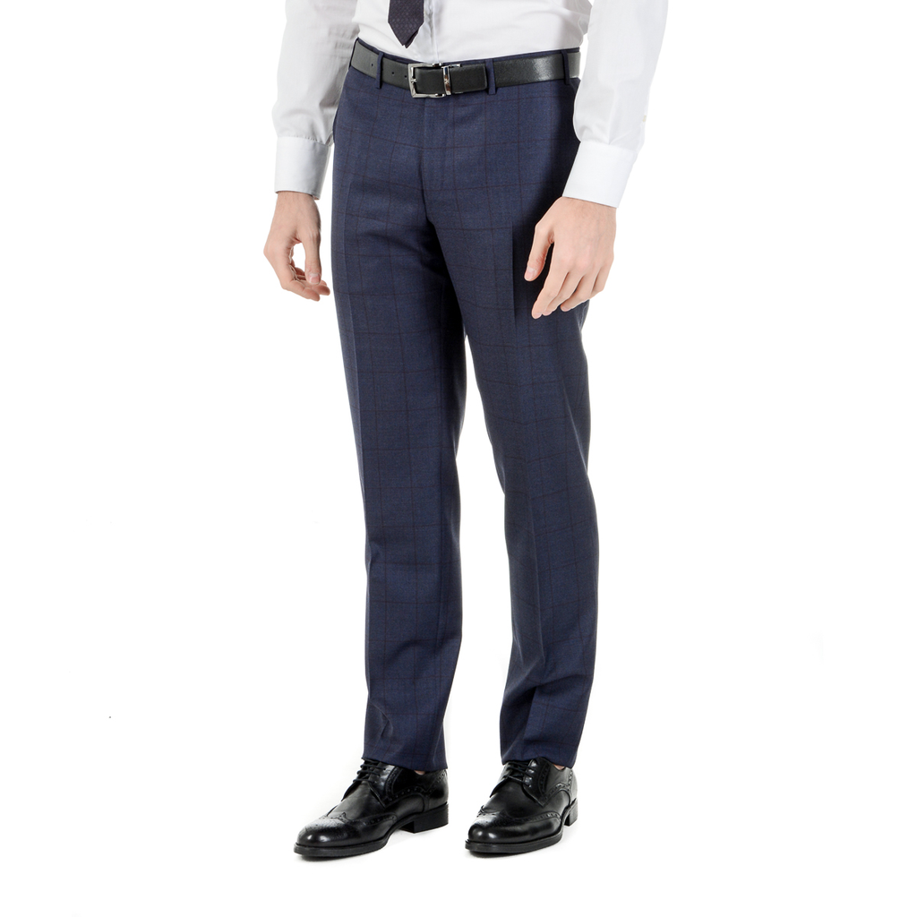 Canali Mens Suit Long Sleeves Dark Blue