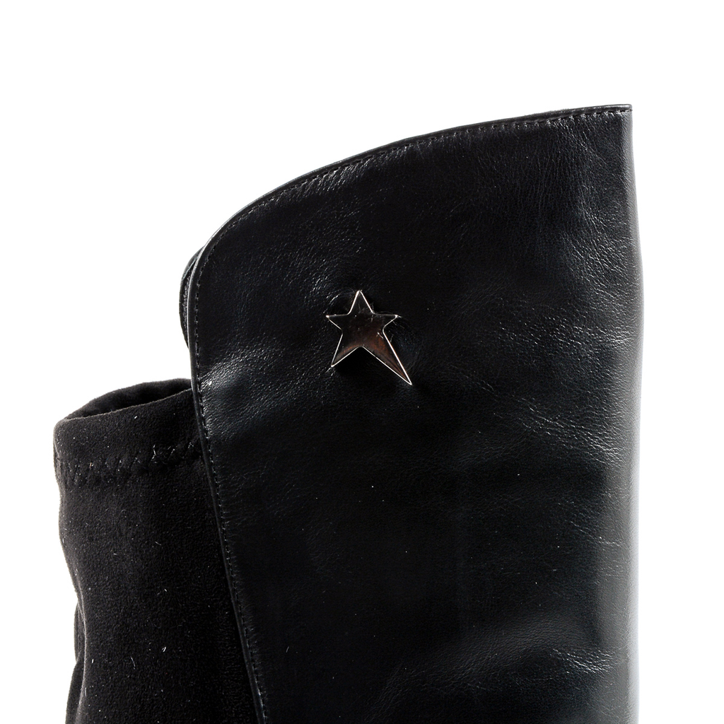 Andrew Charles Womens High Boot Black PAT