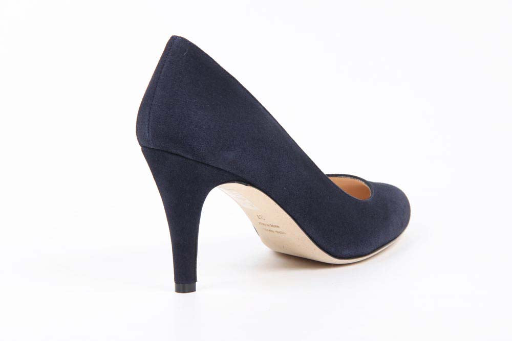 Zapatos de salón para mujer V 1969 Italia 4665 GAE PE CAM15BL CAMOSCIO BLU