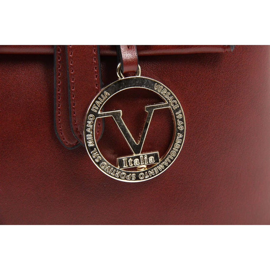Bolso de mano para mujer V 1969 Italia VE017 ROJO CLARET