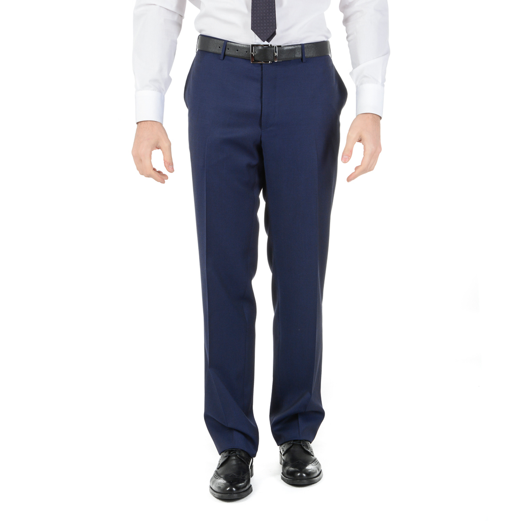 Corneliani Mens Suit Long Sleeves Blue Super 110's