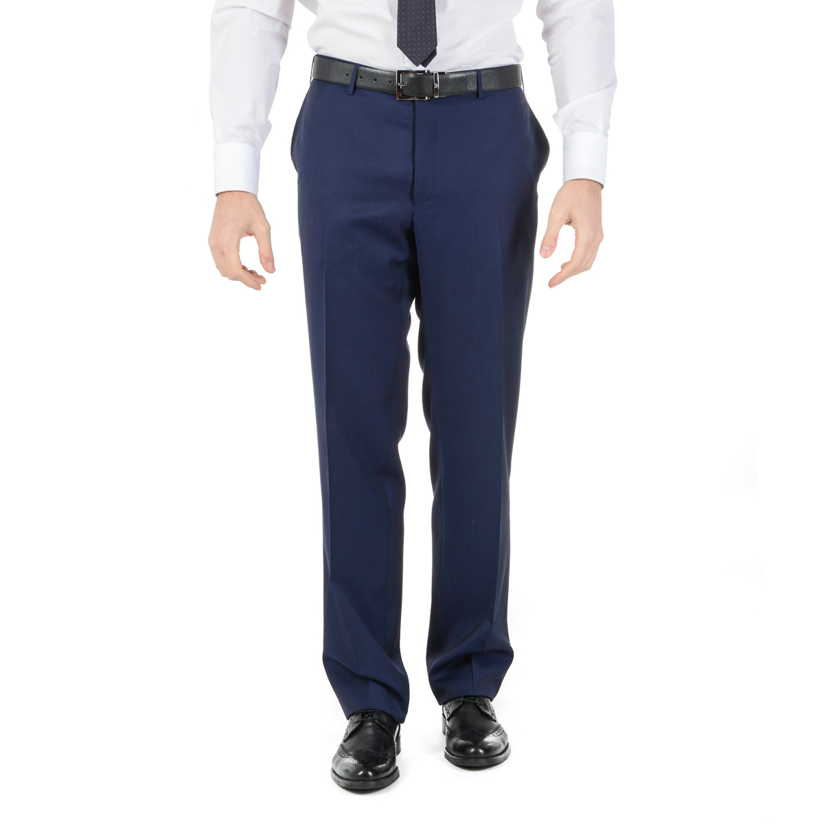 Corneliani Mens Suit Long Sleeves Blue Super 110's