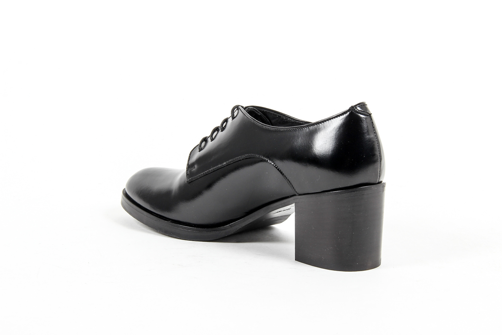 V 1969 Italia Womens Heeled Oxford Shoe Black RITZ