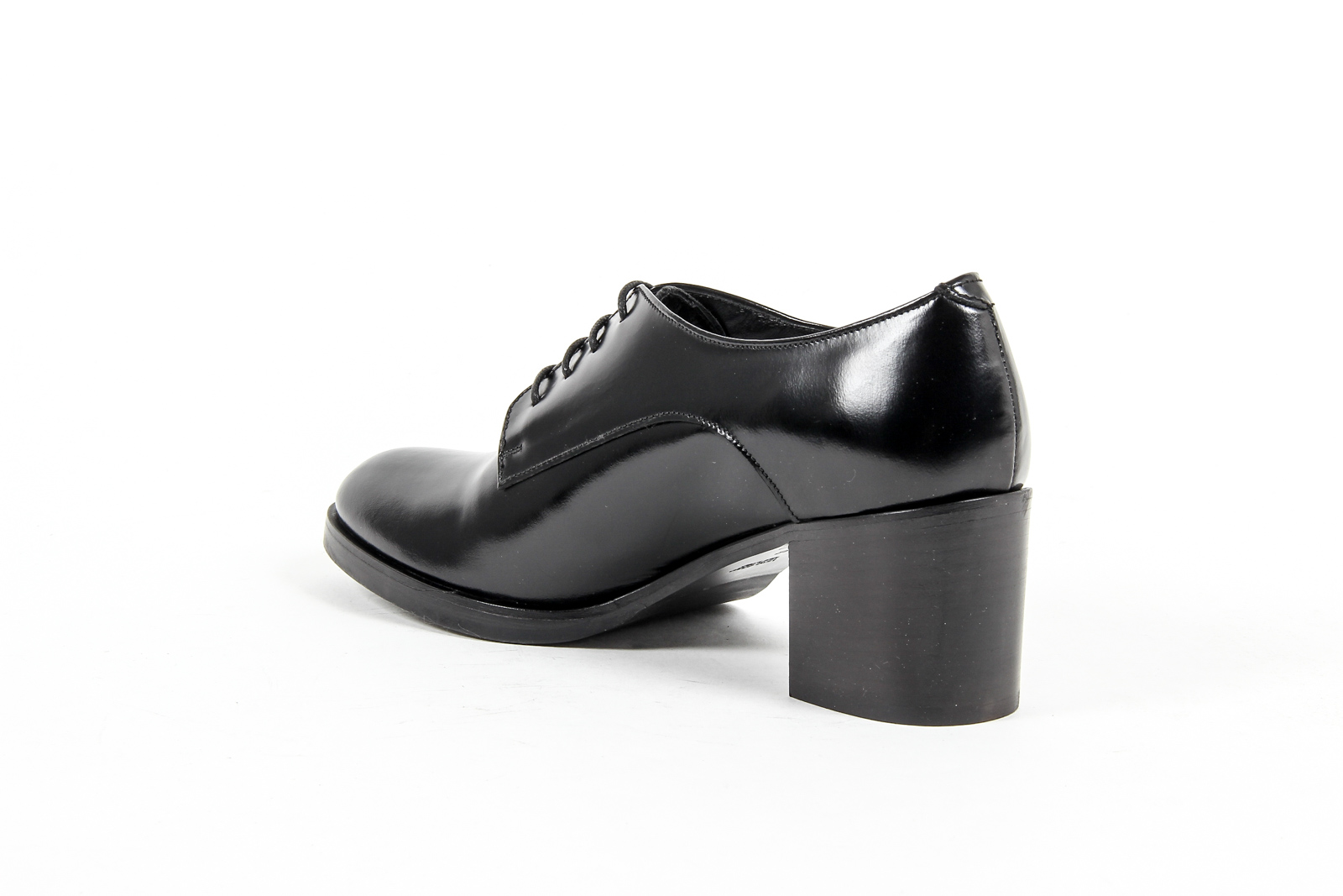 V 1969 Italia Womens Heeled Oxford Shoe Black RITZ