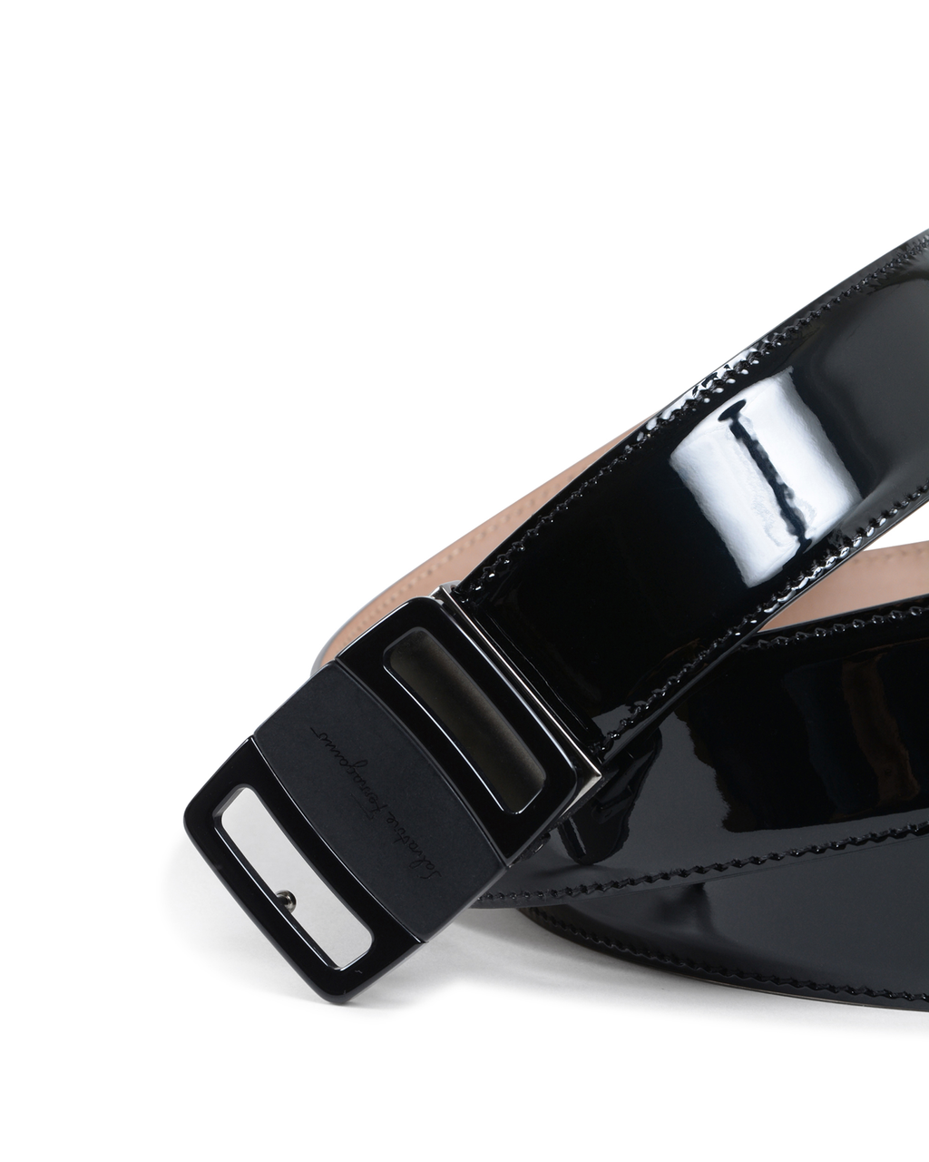 Cinturón ajustable Salvatore Ferragamo para hombre, negro, 679775 697074