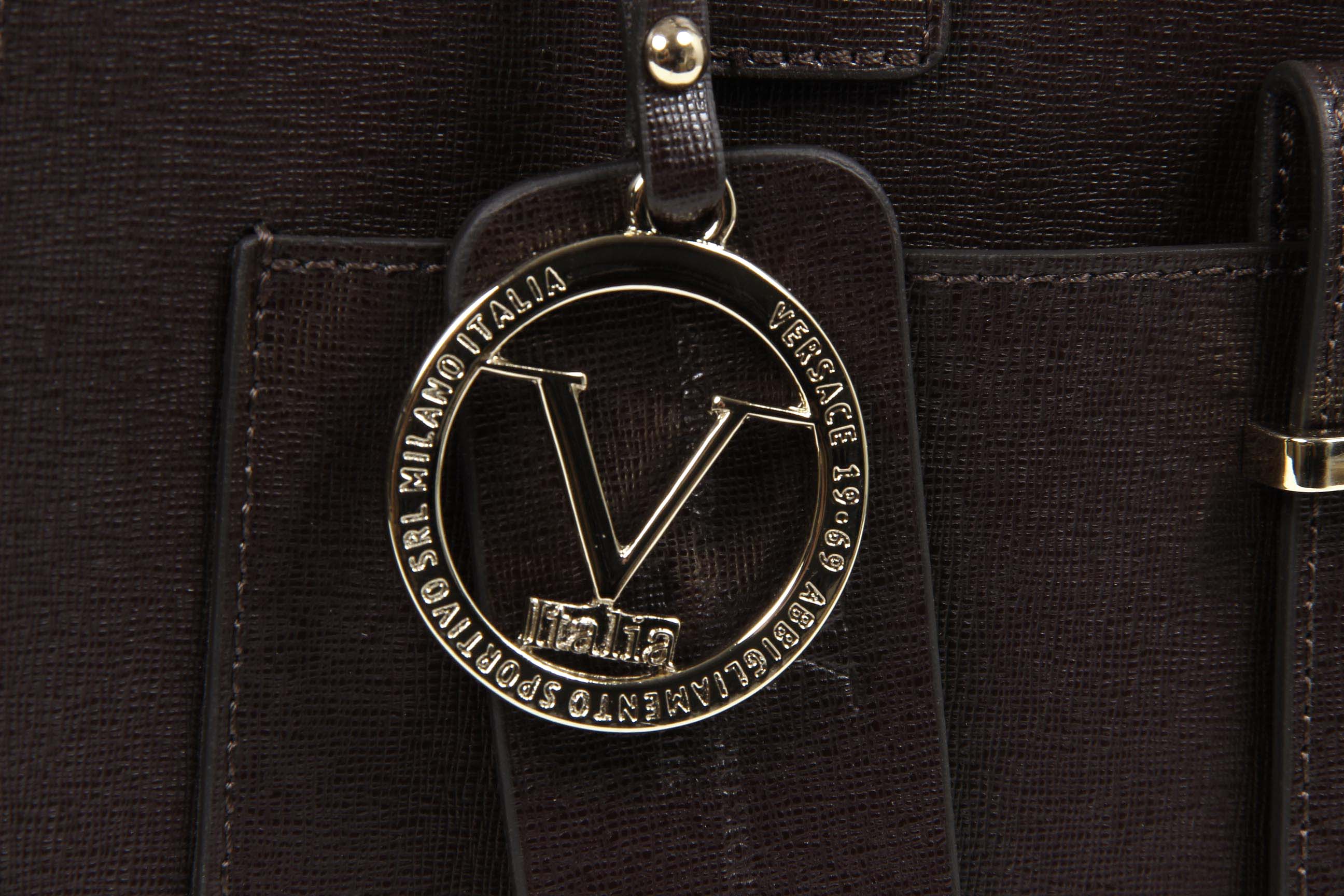 Bolso de mano para mujer V 1969 Italia V006 SAFFIANO T. MORO