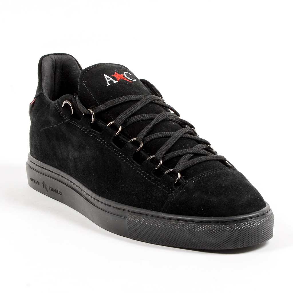Andrew Charles Mens Sneaker Black PRINCE