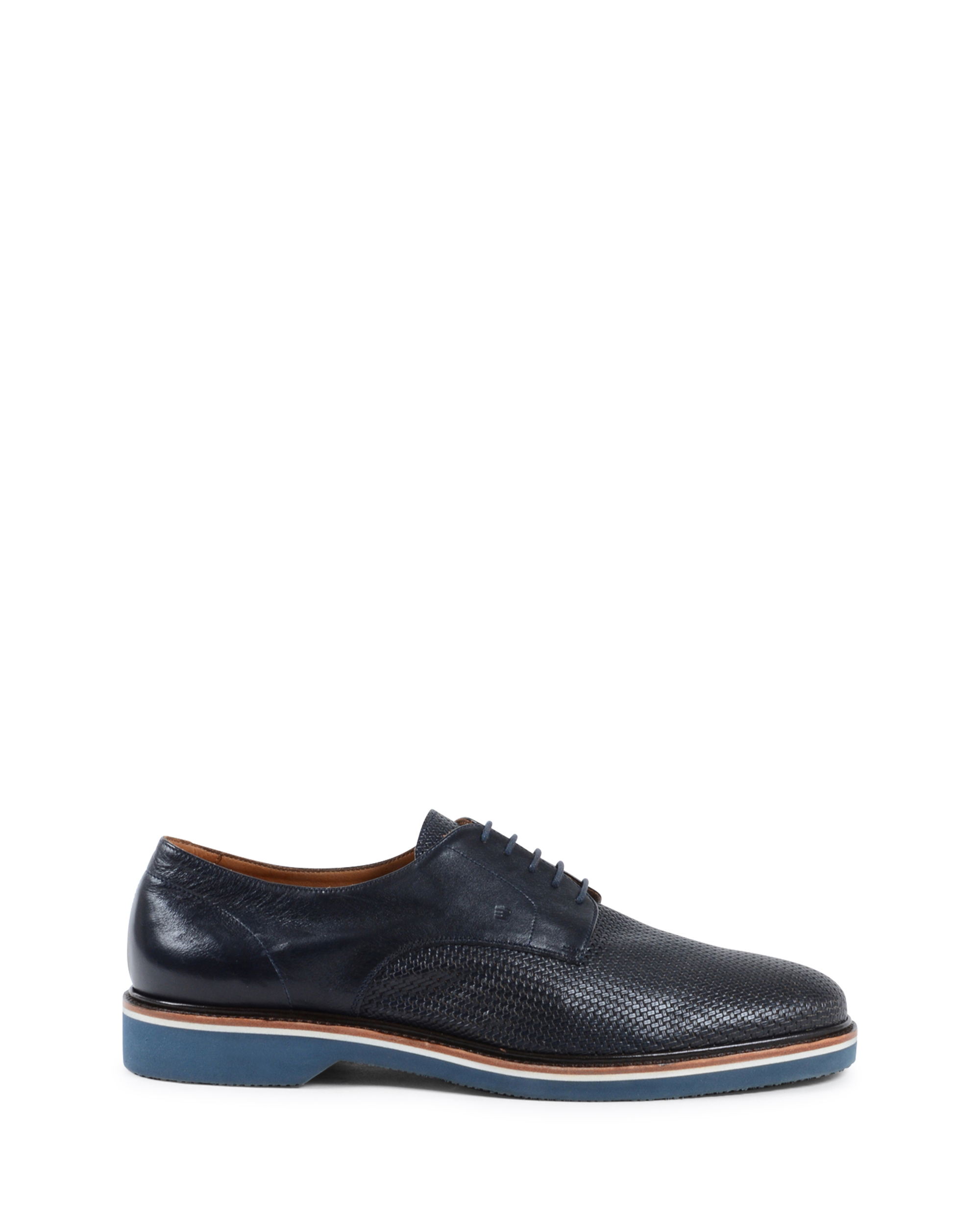 Fratelli Rossetti Mens Lace Up Shoe Navy Blue 45575 WEB SOFT VINTAG BLU