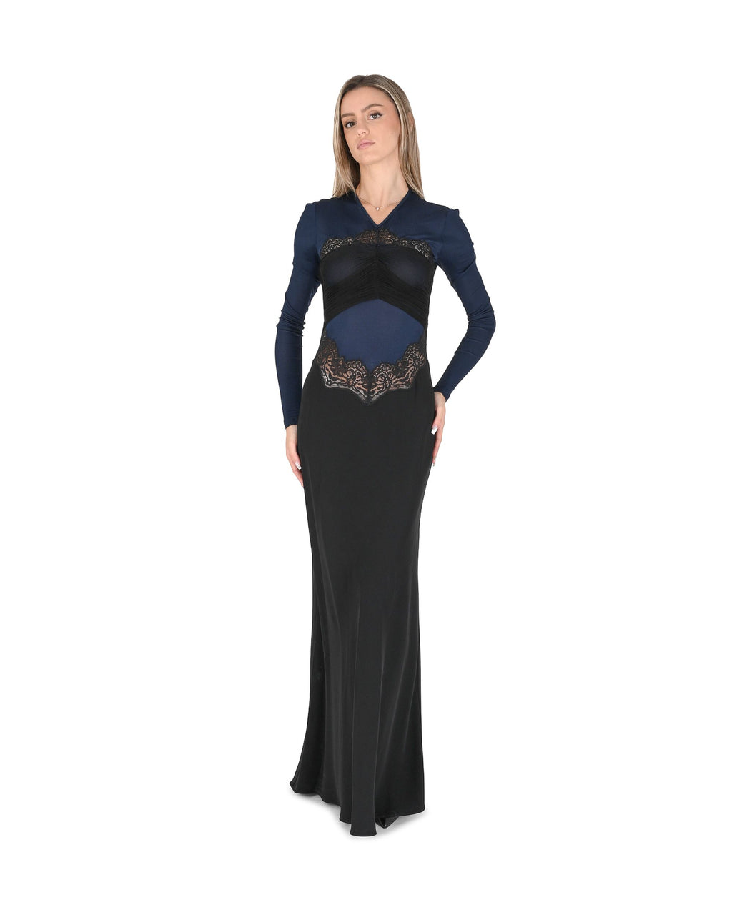 Vestido Christopher Esber para mujer 24033117 AZUL/NEGRO 5B2