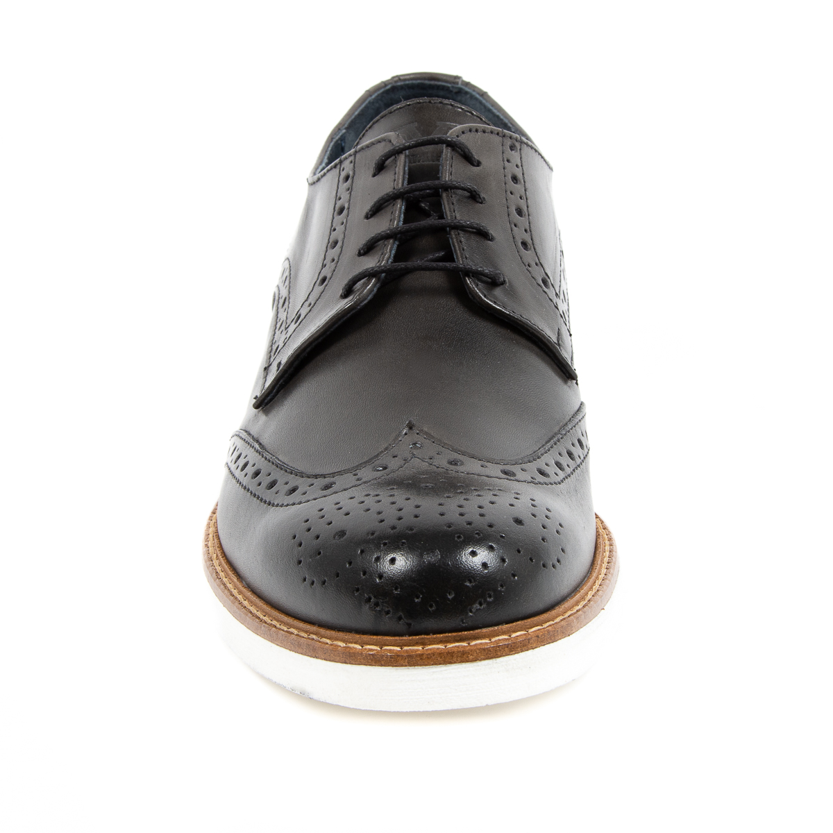 V 1969 Italia - Zapatos brogue para hombre, color gris oscuro, VINCENT