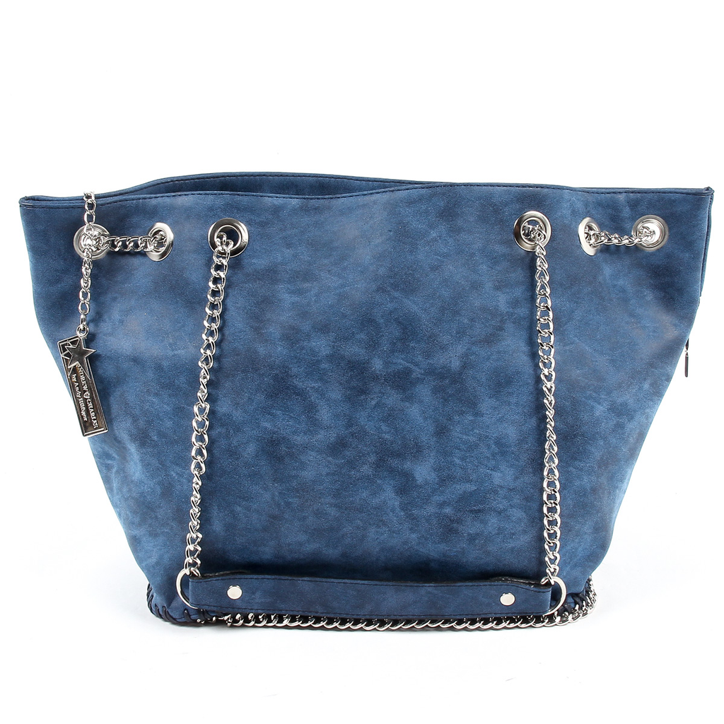 Bolso de mano para mujer Andrew Charles azul oscuro KIARA