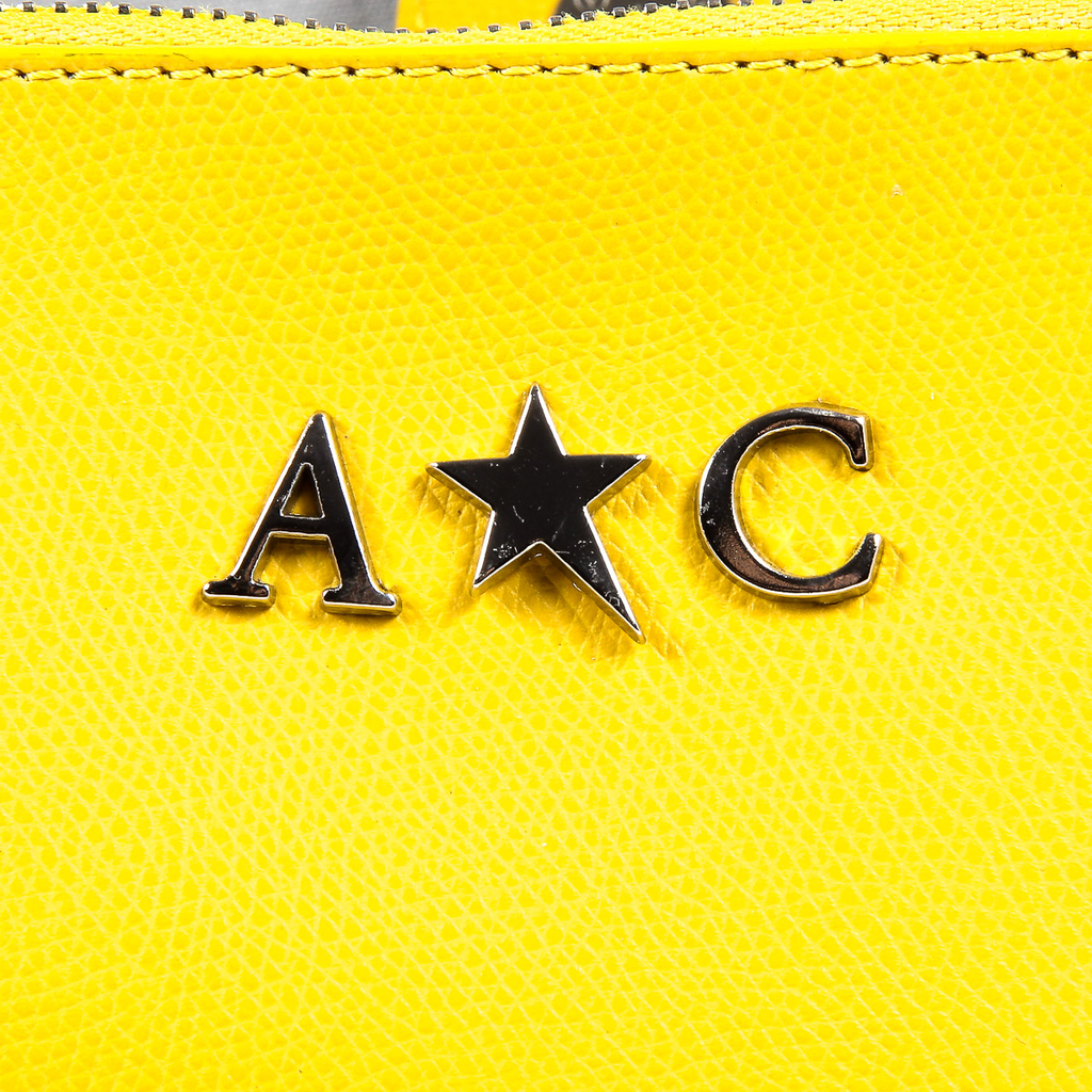 Andrew Charles Womens Handbag Yellow KYLA