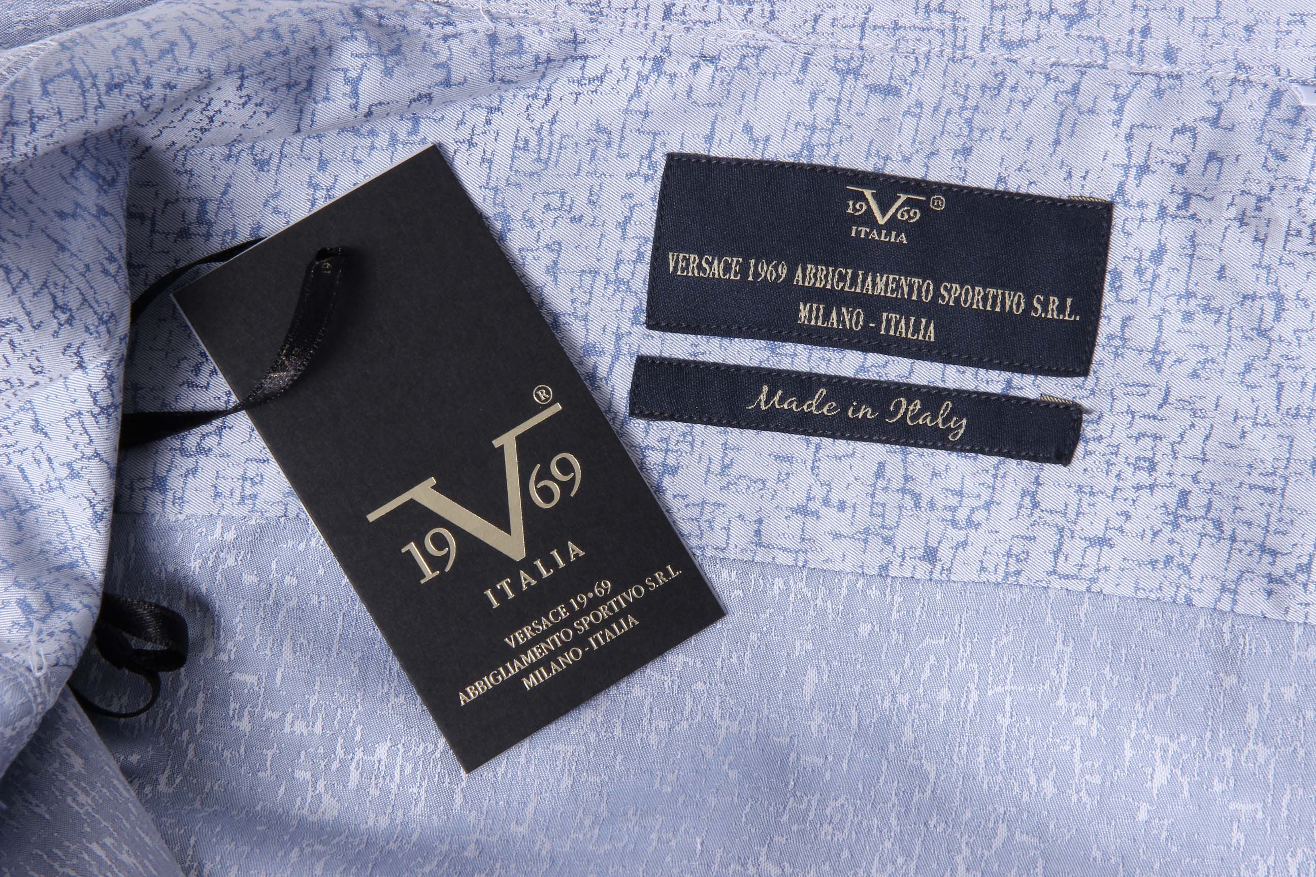 Camisa clásica para hombre V 1969 Italia 307 VAR. 24